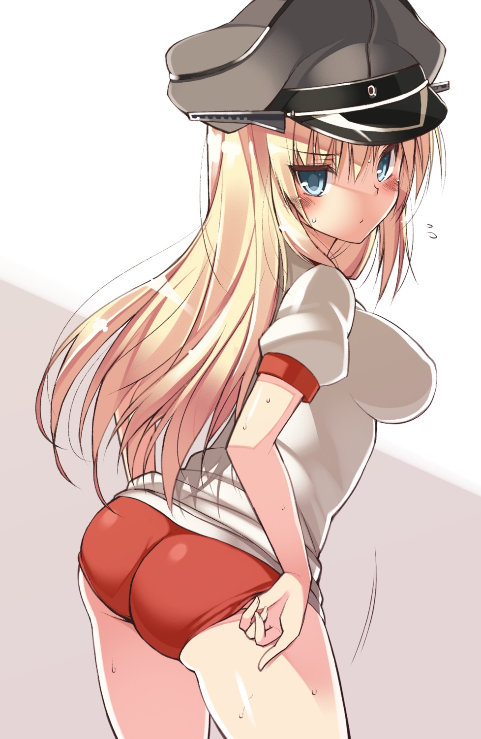 Oota Yuuichi Kantai Collection Bismarck Kancolle Ass Buruma Gym